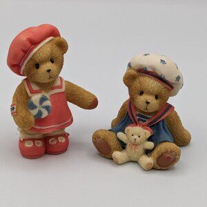 Cherished Teddies "Paws for Patriotism" Avon Exclusive (118321) 2004